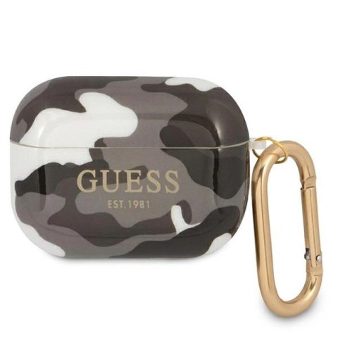 Etui Guess Camo Collection na AirPods Pro - czarne Guess