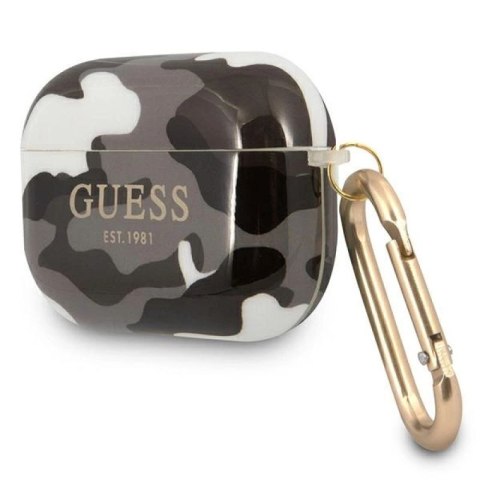Etui Guess Camo Collection na AirPods Pro - czarne Guess