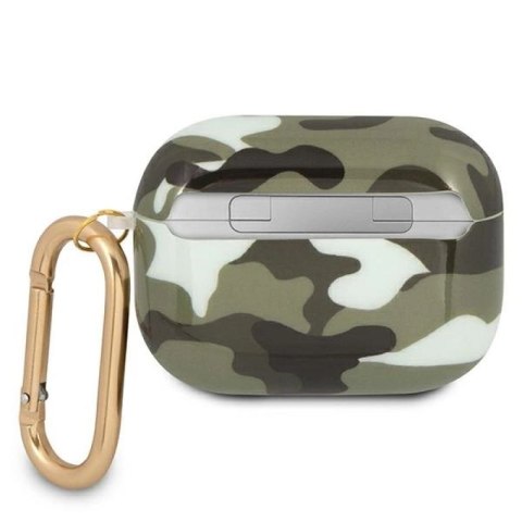 Etui Guess Camo Collection na AirPods Pro - zielone Guess