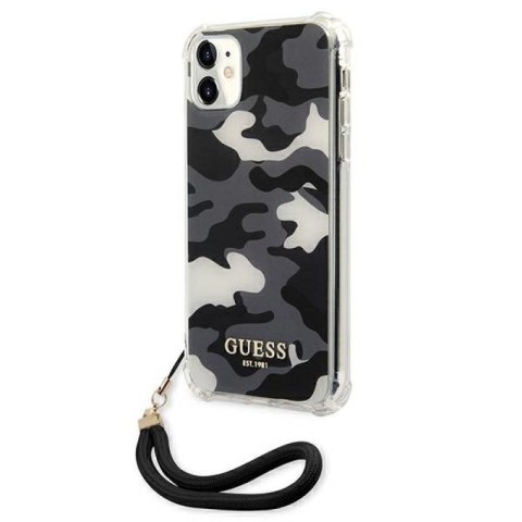 Etui Guess Camo Collection na iPhone 11 / Xr - czarne Guess