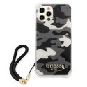 Etui Guess Camo Collection na iPhone 12 Pro Max - czarne Guess