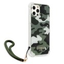 Etui Guess Camo Collection na iPhone 12 Pro Max - zielone Guess