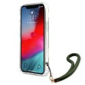 Etui Guess Camo Collection na iPhone 12 Pro Max - zielone Guess