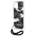 Etui Guess Camo Collection na iPhone 12 / iPhone 12 Pro - czarne Guess