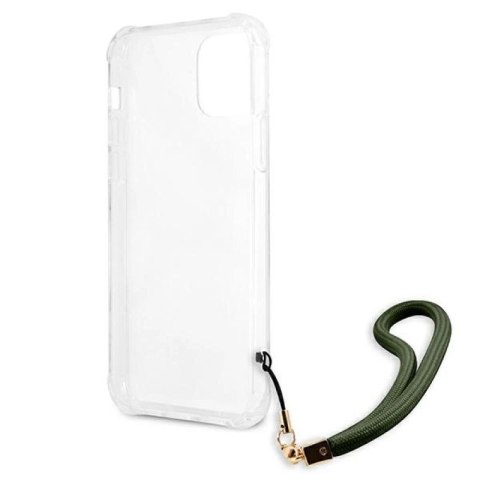 Etui Guess Camo Collection na iPhone 12 / iPhone 12 Pro - zielone Guess