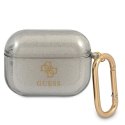 Etui Guess Glitter Collection na AirPods Pro - czarne Guess