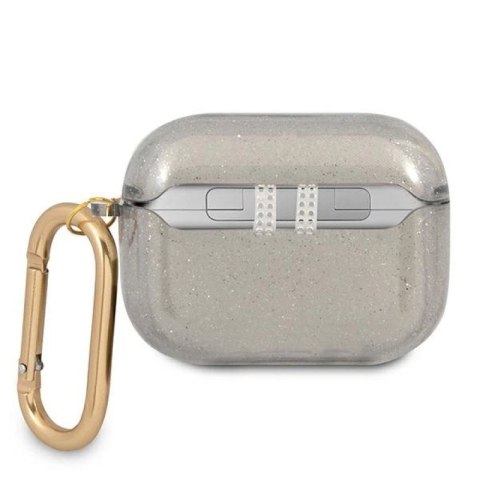Etui Guess Glitter Collection na AirPods Pro - czarne Guess