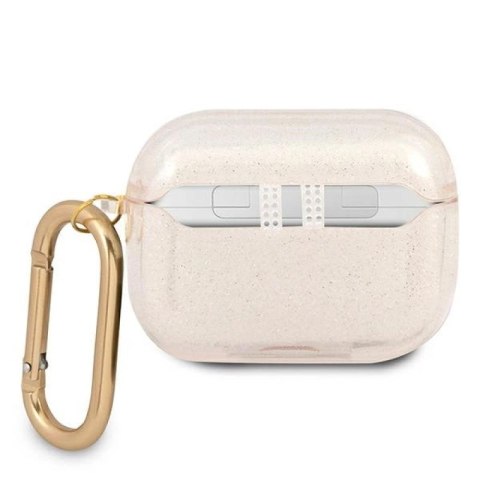 Etui Guess Glitter Collection na AirPods Pro - złote Guess