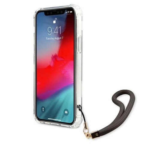 Etui Guess Marble Collection na iPhone 12 Pro Max - szare Guess