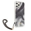 Etui Guess Marble Collection na iPhone 12 / iPhone 12 Pro - szare Guess