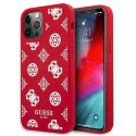Etui Guess Peony Collection na iPhone 12 Pro Max - czerwone Guess