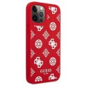 Etui Guess Peony Collection na iPhone 12 Pro Max - czerwone Guess