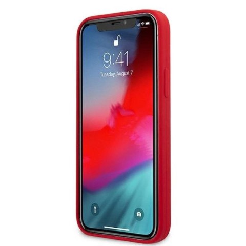 Etui Guess Peony Collection na iPhone 12 Pro Max - czerwone Guess