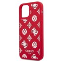 Etui Guess Peony Collection na iPhone 12 Pro Max - czerwone Guess
