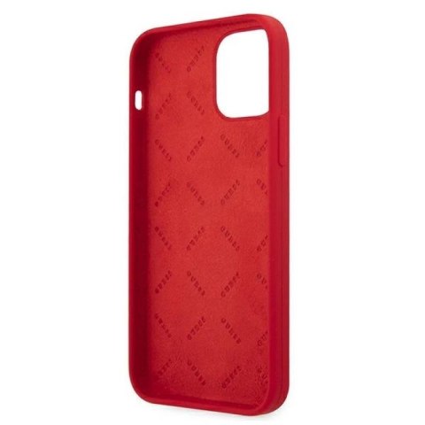 Etui Guess Peony Collection na iPhone 12 Pro Max - czerwone Guess