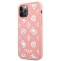 Etui Guess Peony Collection na iPhone 12 Pro Max - różowe Guess