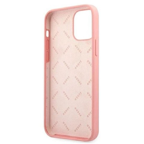 Etui Guess Peony Collection na iPhone 12 Pro Max - różowe Guess