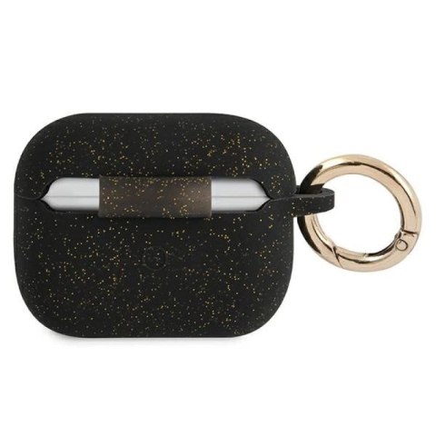 Etui Guess Silicone Glitter na AirPods Pro - czarne Guess