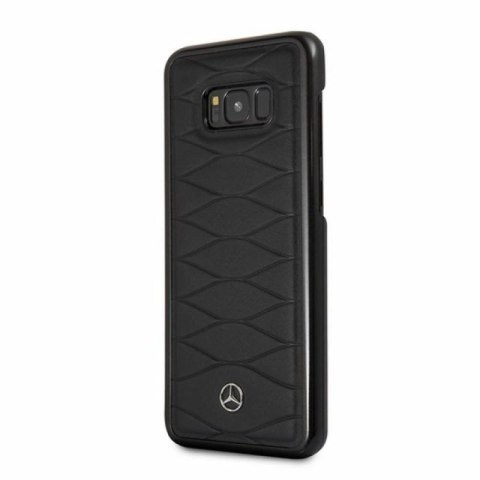 Etui Mercedes Pattern Line na Samsung Galaxy S8 Plus - czarne Mercedes