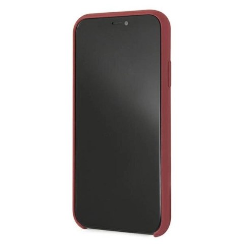 Etui Mercedes Silicone Line na iPhone Xr - czerwone Mercedes