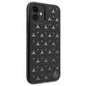Etui Mercedes Silver Stars Pattern na iPhone 11 / Xr - czarne Mercedes