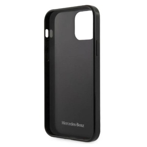 Etui Mercedes Silver Stars Pattern na iPhone 12 Pro Max - czarne Mercedes