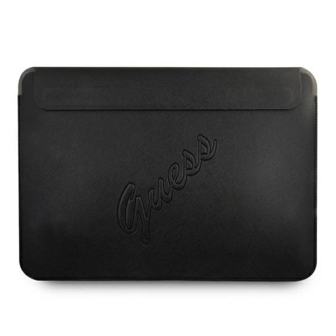 Pokrowiec Guess Saffiano Script na laptopa 13'' - czarny Guess