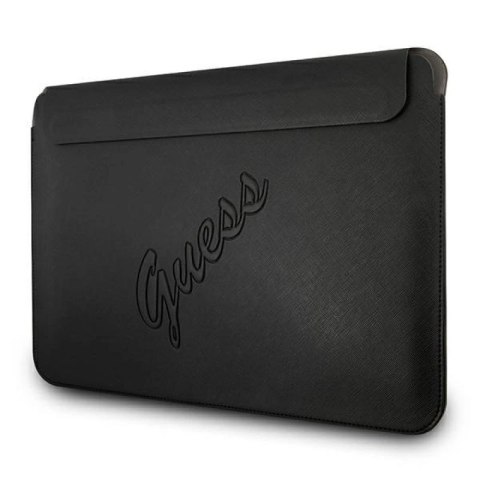 Pokrowiec Guess Saffiano Script na laptopa 13'' - czarny Guess