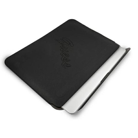 Pokrowiec Guess Saffiano Script na laptopa 13'' - czarny Guess
