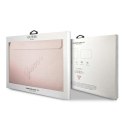 Pokrowiec Guess Saffiano Script na laptopa 13'' - różowy Guess