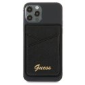 Portfel MagSafe Guess Saffiano - czarny Guess