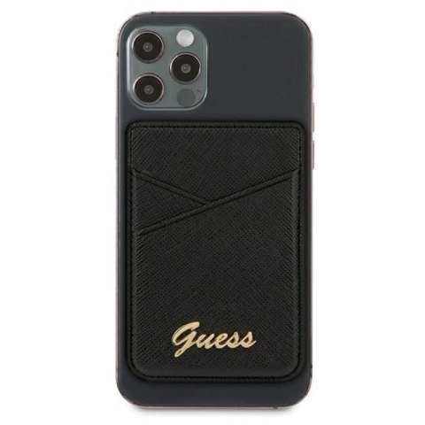 Portfel MagSafe Guess Saffiano - czarny Guess