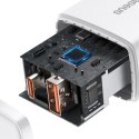 Szybka ładowarka sieciowa USB-A / USB-C Baseus Compact CCXJ-B02 20W 3A PD QC 3.0 - biała Baseus