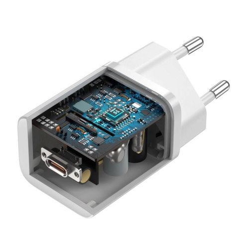 Baseus Super Si 1C szybka ładowarka USB Typ C 25W Power Delivery Quick Charge biały (CCSP020102) Baseus