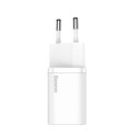 Baseus Super Si 1C szybka ładowarka USB Typ C 25W Power Delivery Quick Charge biały (CCSP020102) Baseus