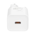 Baseus Super Si 1C szybka ładowarka USB Typ C 25W Power Delivery Quick Charge biały (CCSP020102) Baseus