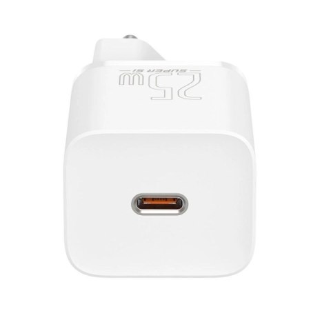 Baseus Super Si 1C szybka ładowarka USB Typ C 25W Power Delivery Quick Charge biały (CCSP020102) Baseus