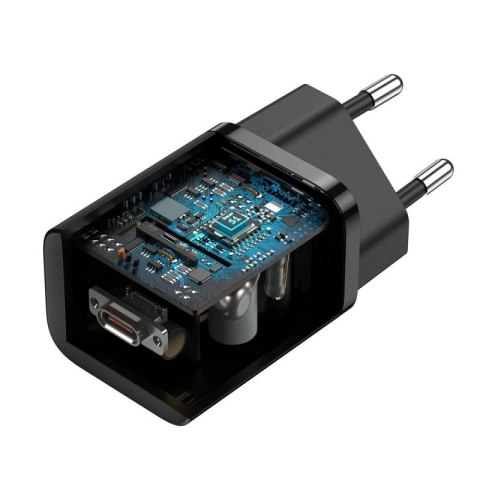 Baseus Super Si 1C szybka ładowarka USB Typ C 25W Power Delivery Quick Charge czarny (CCSP020101) Baseus