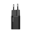 Baseus Super Si 1C szybka ładowarka USB Typ C 25W Power Delivery Quick Charge czarny (CCSP020101) Baseus