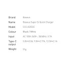 Baseus Super Si 1C szybka ładowarka USB Typ C 25W Power Delivery Quick Charge czarny (CCSP020101) Baseus