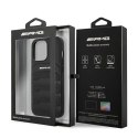 Etui AMG Leather Debossed Lines na iPhone 13 Pro Max - czarne Mercedes