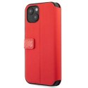 Etui Ferrari On Track Carbon Stripe na iPhone 13 mini - czerwone Ferrari