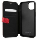 Etui Ferrari On Track Carbon Stripe na iPhone 13 mini - czerwone Ferrari