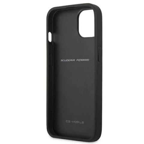 Etui Ferrari On Track Carbon Stripe na iPhone 13 mini - czerwone Ferrari