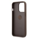 Etui Guess 4G Ring Stand na iPhone 13 Pro / iPhone 13 - brązowe Guess