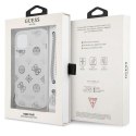 Etui Guess Peony Chain Collection na iPhone 13 mini - srebrne Guess