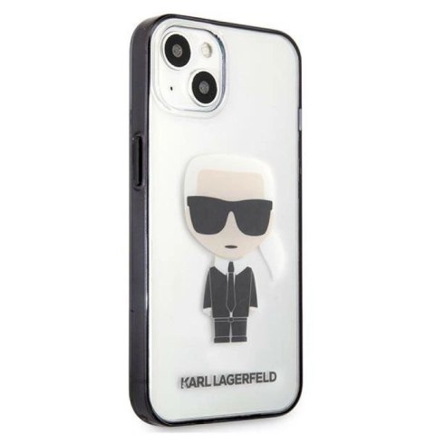 Etui Karl Lagerfeld Iconik Karl na iPhone 13 mini - przezroczyste Karl Lagerfeld