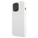 Etui Mercedes Silver Stars Pattern na iPhone 13 Pro Max - białe Mercedes