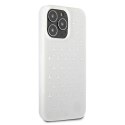 Etui Mercedes Silver Stars Pattern na iPhone 13 Pro Max - białe Mercedes