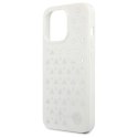 Etui Mercedes Silver Stars Pattern na iPhone 13 Pro Max - białe Mercedes